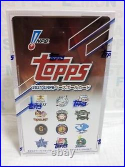 2021 Topps NPB Baseball Official trading card Japan Edition Box New Sealed