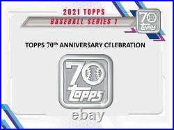 2021 Topps Series 1 Baseball Factory Sealed Hobby Box Pre Sale