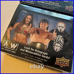 2021 Upper Deck Aew All Elite Wrestling Hobby Factory Sealed 2 Box Lot