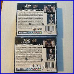 2021 Upper Deck Aew All Elite Wrestling Hobby Factory Sealed 2 Box Lot