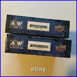 2021 Upper Deck Aew All Elite Wrestling Hobby Factory Sealed 2 Box Lot