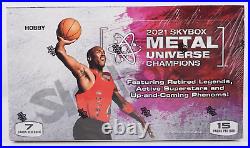 2021 Upper Deck Skybox Metal Universe Champions Basketball Factory Sealed Box
