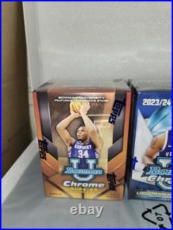 2022-23/ 2023-24/ 2024-25 Bowman University Chrome Sealed Blaster Boxes (3) 2022-23/ 2023-24/ 2024-25 Bowman University Chrome Sealed Blaster Boxes (3)