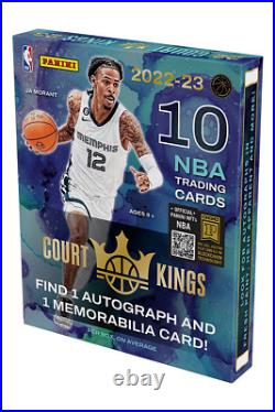 2022-23 Panini Court Kings Basketball Hobby Box Factory Sealed NBA