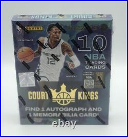 2022-23 Panini Court Kings Hobby NBA Basketball Factory Sealed Box - 10 Cards