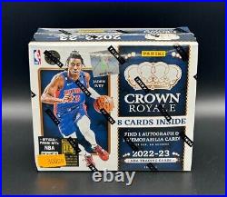 2022-23 Panini Crown Royale Basketball Hobby Box NEW Sealed NBA Trading Cards