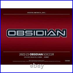 2022-23 Panini Obsidian Soccer Hobby BOX FACTORY SEALED New