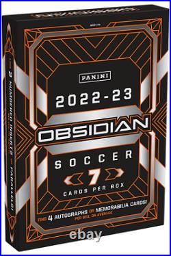 2022-23 Panini Obsidian Soccer Hobby Box Factory Sealed