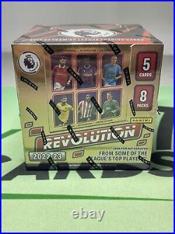 2022-23 Panini Revolution Premier League Soccer Hobby Box Factory Sealed