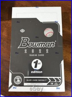 2022 Bowman Baseball First Edition Hobby Box Factory Sealed