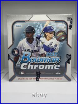 2022 Bowman Chrome Baseball Factory Sealed Hobby Lite Box B&W Mini Diamond