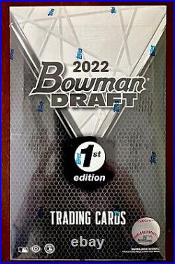 2022 Bowman Draft 1st Edition Hobby Box Factory Sealed 24 Packs Jackson Holliday 2022 Bowman Draft 1st Edition Hobby Box Factory Sealed 24 Packs Jackson Holliday