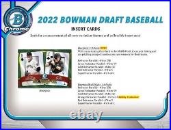 2022 Bowman Draft Baseball JUMBO Box FACTORY SEALED 3 Auto