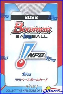 2022 Bowman NPB Baseball Japan League Factory Sealed HOBBY Box! Ships from USA