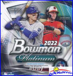 2022 Bowman Platinum Baseball EXCLUSIVE Factory Sealed MEGA BOX-2 AUTOS-100 Card 2022 Bowman Platinum Baseball EXCLUSIVE Factory Sealed MEGA BOX-2 AUTOS-100 Card