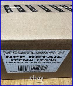 2022 Donruss Optic Football Factory Sealed 20 Pack Retail Box FRESH CASE BREAK