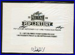 2022 Leaf Pop Century Metal PRE-PRODUCTION PROOF Sealed HOBBY (2 1/1's per box!)