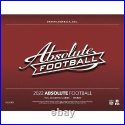 2022 Panini Absolute Football Factory Sealed Hobby Box Pre Sale 12/2