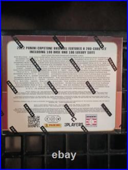 2022 Panini Capstone Baseball Factory Sealed Hobby Box2 Autos & 2 Mem Cards