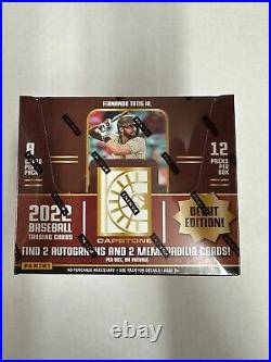 2022 Panini Capstone Baseball Hobby Box Debut Edition 2 Auto Factory Sealed