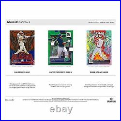 2022 Panini Donruss Baseball Hobby Box, 24 Packs/Box, 8 Cards/Pack Sealed, New