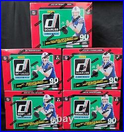 2022 Panini Donruss NFL Holiday Blaster Boxes 5 Box Lot Sealed Football Cards