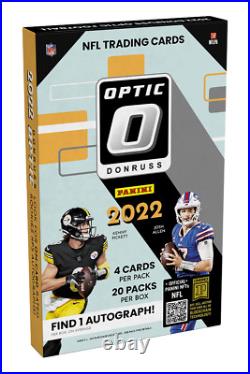2022 Panini Donruss Optic Football Hobby Box Factory Sealed NFL