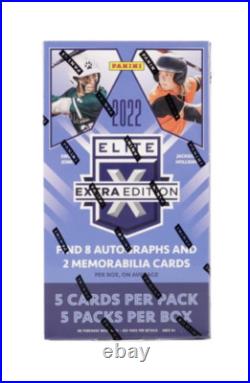 2022 Panini Elite Extra Edition Baseball Factory Sealed Hobby Box
