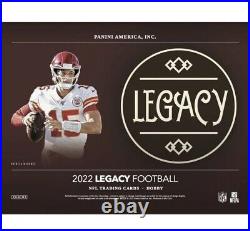 2022 Panini Legacy Football Factory Sealed Hobby Box Pre Sale 8/5/2022
