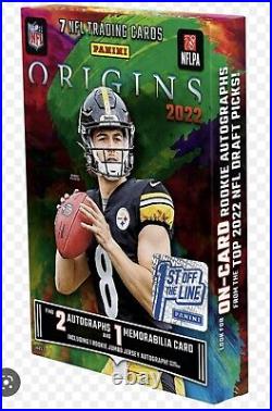 2022 Panini Origins First Off The Line Football Factory Sealed Hobby Box -