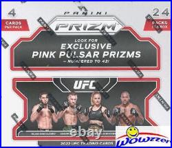 2022 Panini PRIZM UFC MASSIVE 24 Pack Factory Sealed Retail Box-PINK PRIZMS