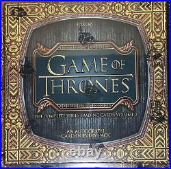 2022 Rittenhouse Game of Thrones Complete Series Volume 2 SEALED BOX
