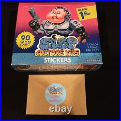 2022 SLOP CULTURE KIDS 1ST SERIES SEALED BOX With PRINTING PLATE GARBAGE PAIL KIDS
