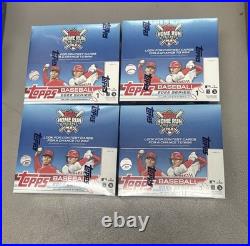 2022 Topps Baseball Series 1 Retail Box Lot of 4 Sealed 24 Packs Box