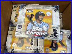 2022 Topps Chrome Baseball Factory Hobby Jumbo Box Sealed