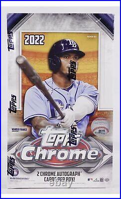 2022 Topps Chrome Baseball Hobby Box Factory Sealed Includes 1 Silver Pack