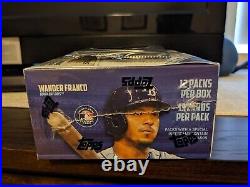 2022 Topps Chrome Baseball Jumbo HTA Factory Sealed Box 5 Autos + Silver Pack