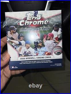 2022 Topps Chrome Baseball Logofractor Factory Sealed Box MLB SSP SP Chance