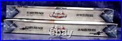 2022 Topps Chrome Hobby Box Factory Sealed Lot of 2 192 Mint Cards