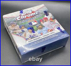 2022 Topps Chrome LOGOFRACTOR Edition Baseball Factory Sealed Hobby Box BULK QTY