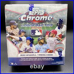 2022 Topps Chrome LOGOFRACTOR Edition Baseball Factory Sealed Hobby Box BULK QTY