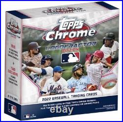 2022 Topps Chrome MLB Logofractor Edition Mega Box New Factory Sealed In hand