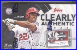 2022 Topps Clearly Authentic Baseball Hobby Box Sealed