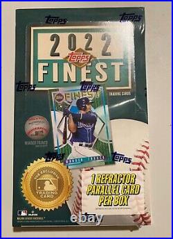 2022 Topps Finest Flashback Baseball Sealed Hobby Box MLB New In Hand