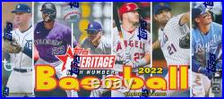 2022 Topps Heritage High Number Factory Sealed Hobby Box