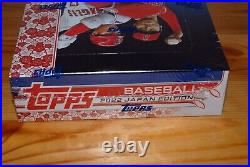 2022 Topps MLB Baseball Japan Special Edition Factory Sealed Box 24 Packs