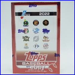 2022 Topps NPB Baseball Cards Box Factory Sealed Japan Import