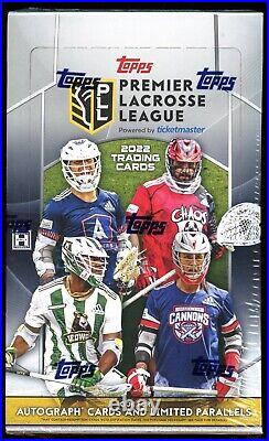 2022 Topps Premier Lacrosse League PLL FACTORY SEALED HOBBY BOX (20 packs/box)