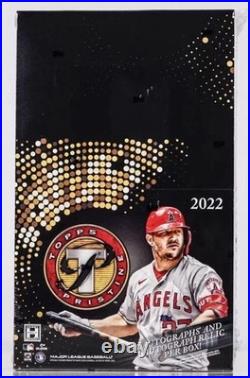2022 Topps Pristine Baseball Factory Sealed Hobby Box 3 Autographs Per Box