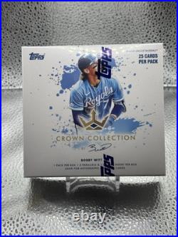 2022 Topps X Bobby Witt Jr. Crown Collection Baseball Factory Sealed Box